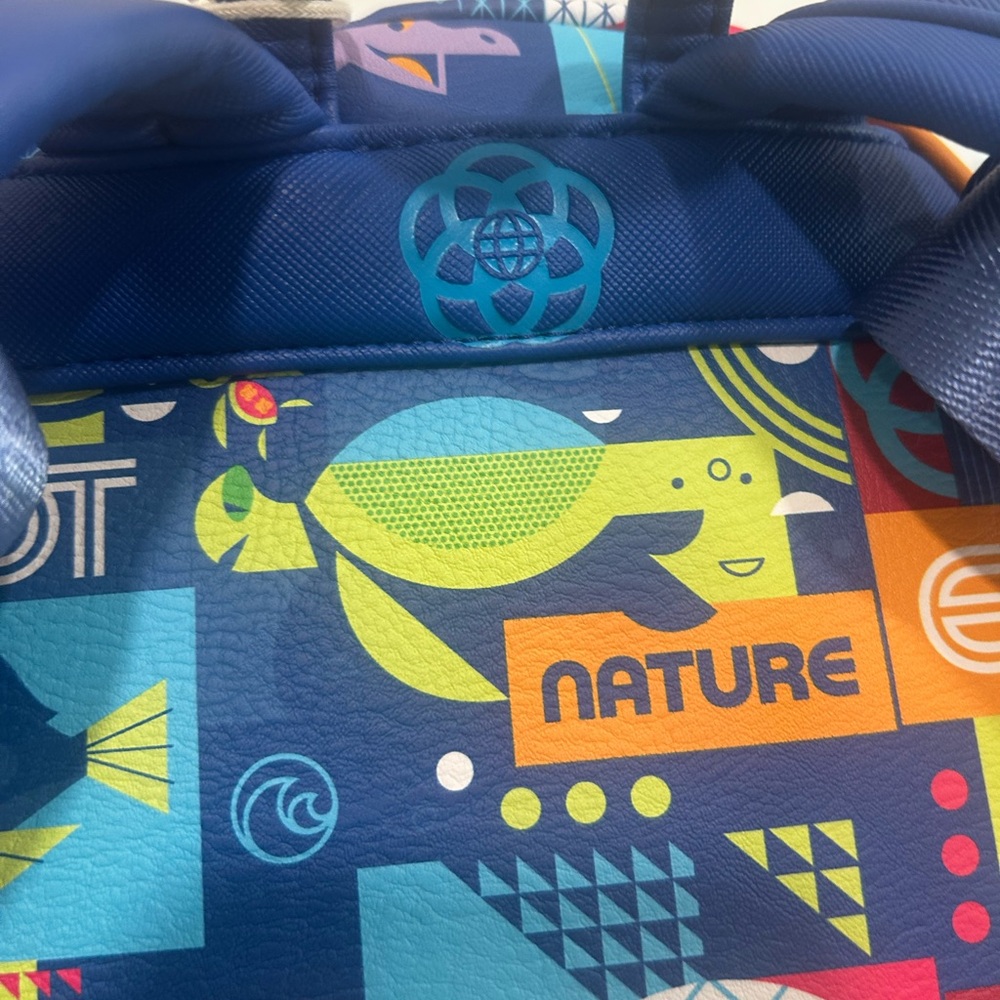 (NWT) Loungefly Epcot Pattern Mini Backpack (DISC… - image 6